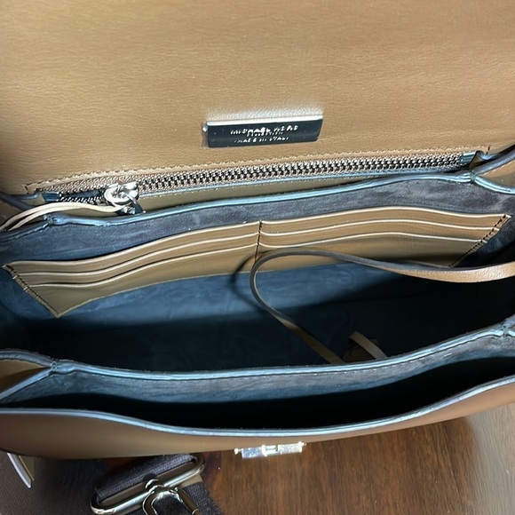 Michael Kors Collection Mia Burnished Calf Leather shoulder satchel crossbody - Picture 12 of 16